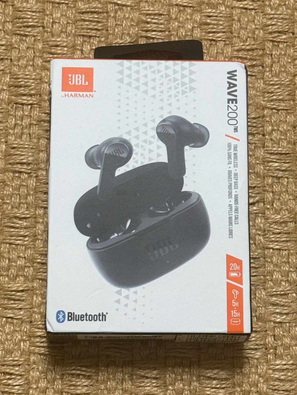 JBL Wave 200TWS True Wireless Earbuds - Black